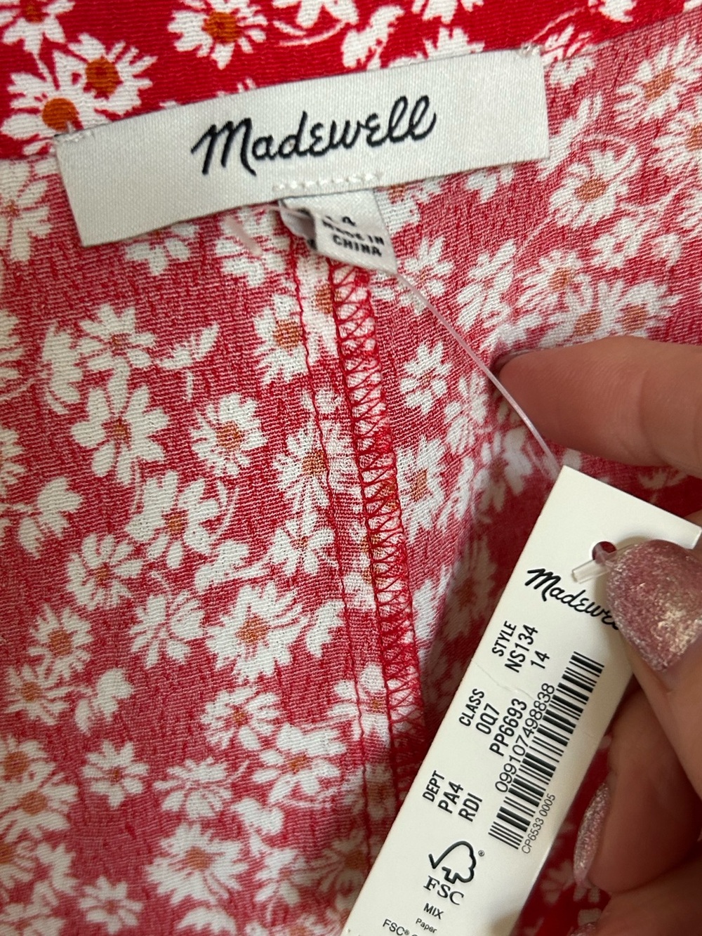 Madewell Floral Dress(size 14) - Picture 2 of 9